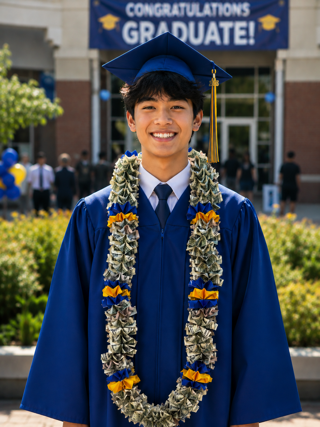 Graduation Money Lei – Cash Gift Necklace