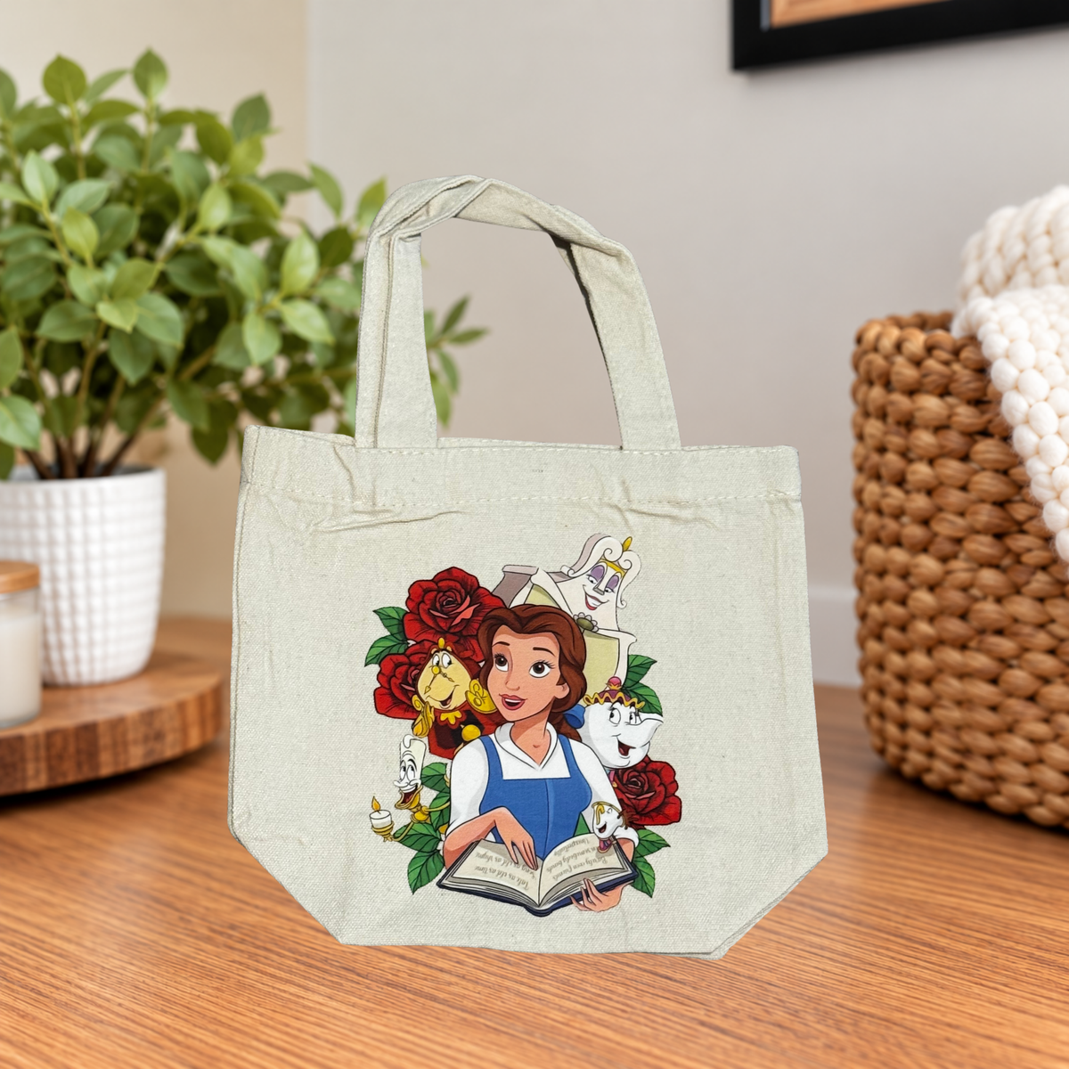 Belle Beauty and the Beast Mini Tote Bag