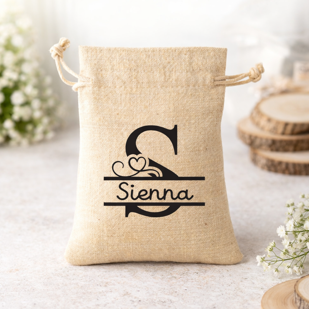 Personalized Mini Drawstring Bag