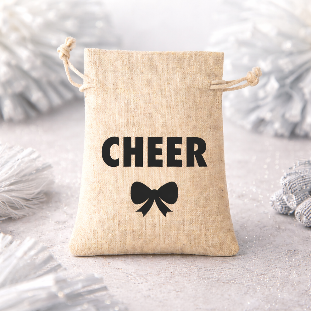 Personalized Cheer Drawstring Bag