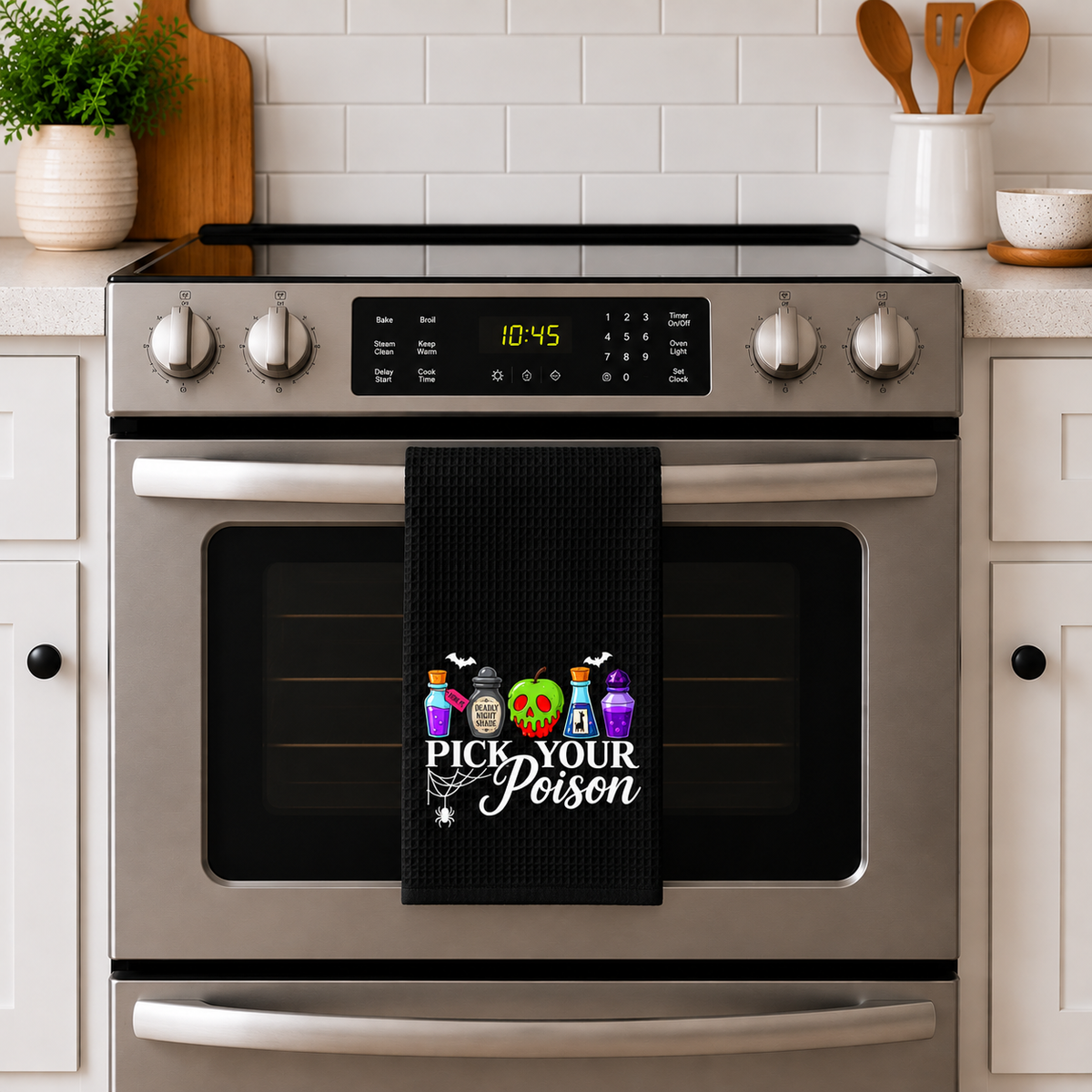 Pick Your Poison Halloween Kitchen Towel