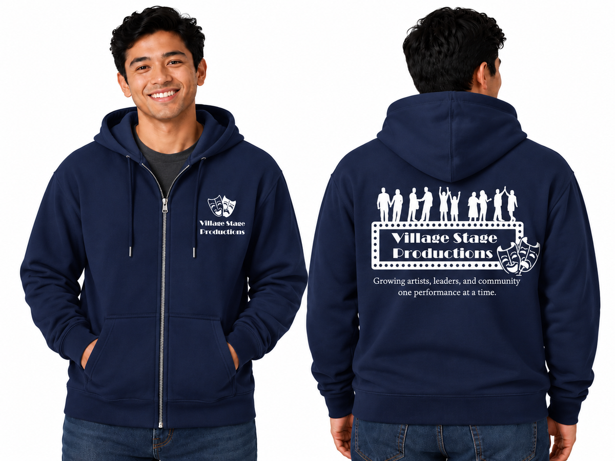 Village Stage Productions - Adult Zip-Up Hoodie