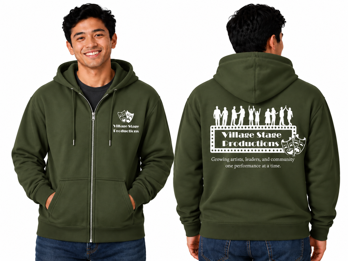 Village Stage Productions - Adult Zip-Up Hoodie