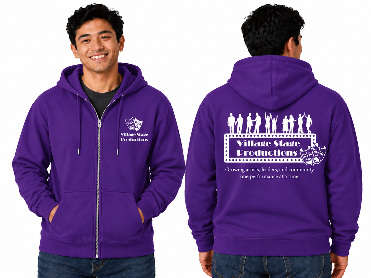Village Stage Productions - Adult Zip-Up Hoodie