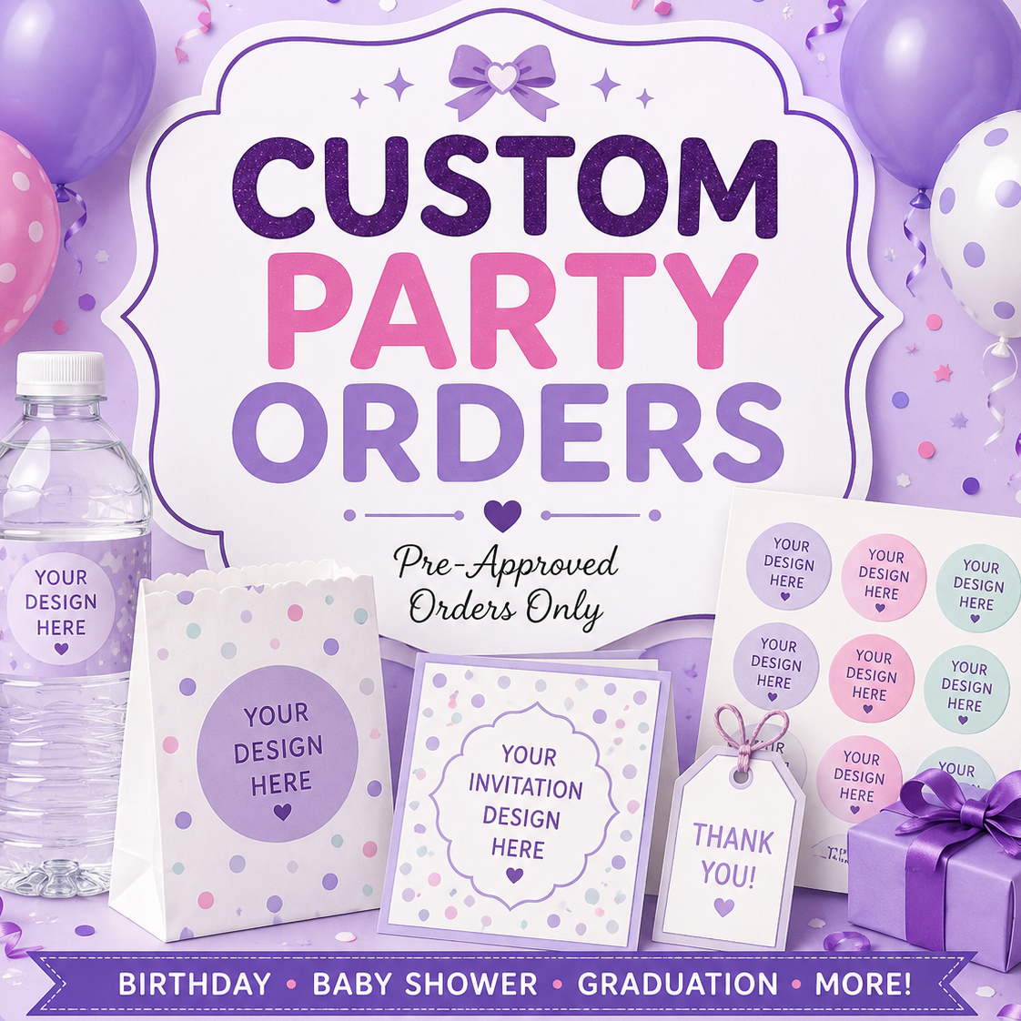 Custom Party Order