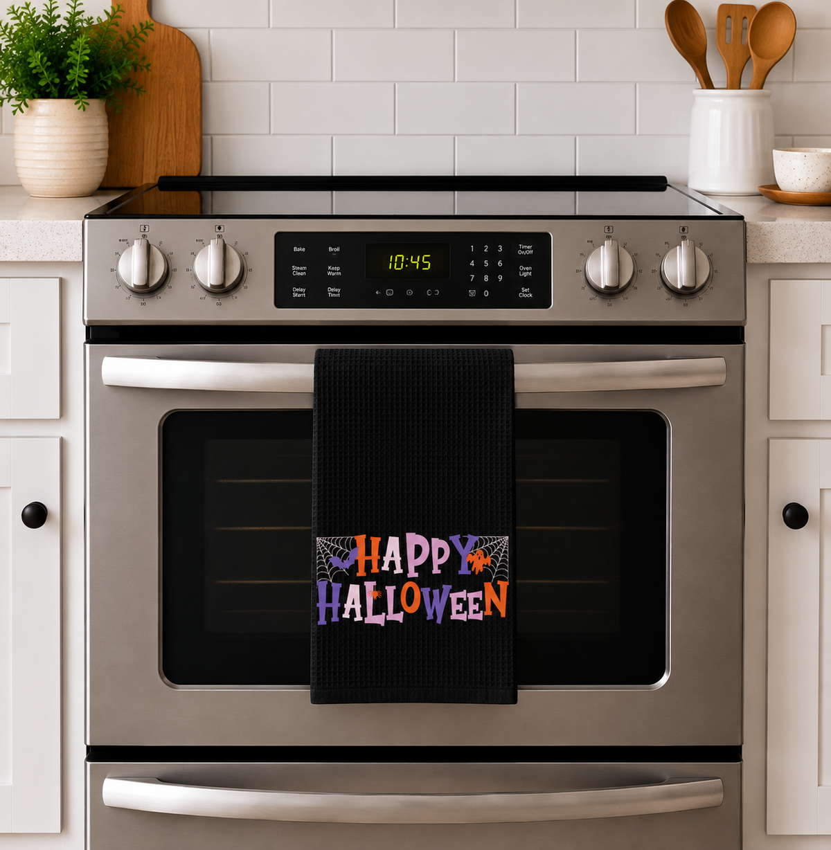 Happy Halloween Colorful Kitchen Towel