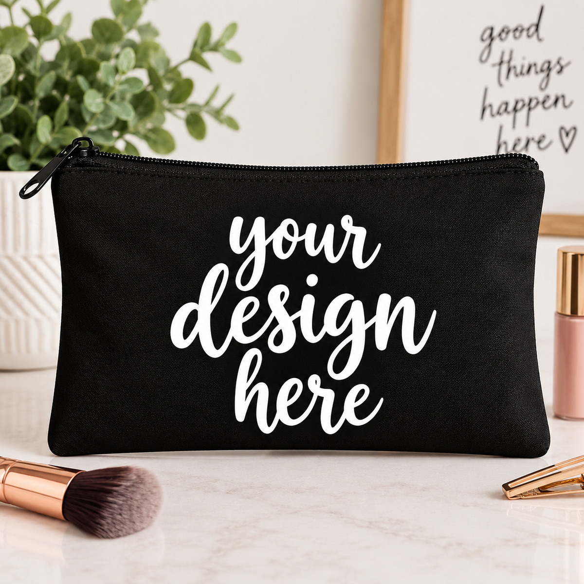 Custom Zipper Bag – Add Your Logo or Text