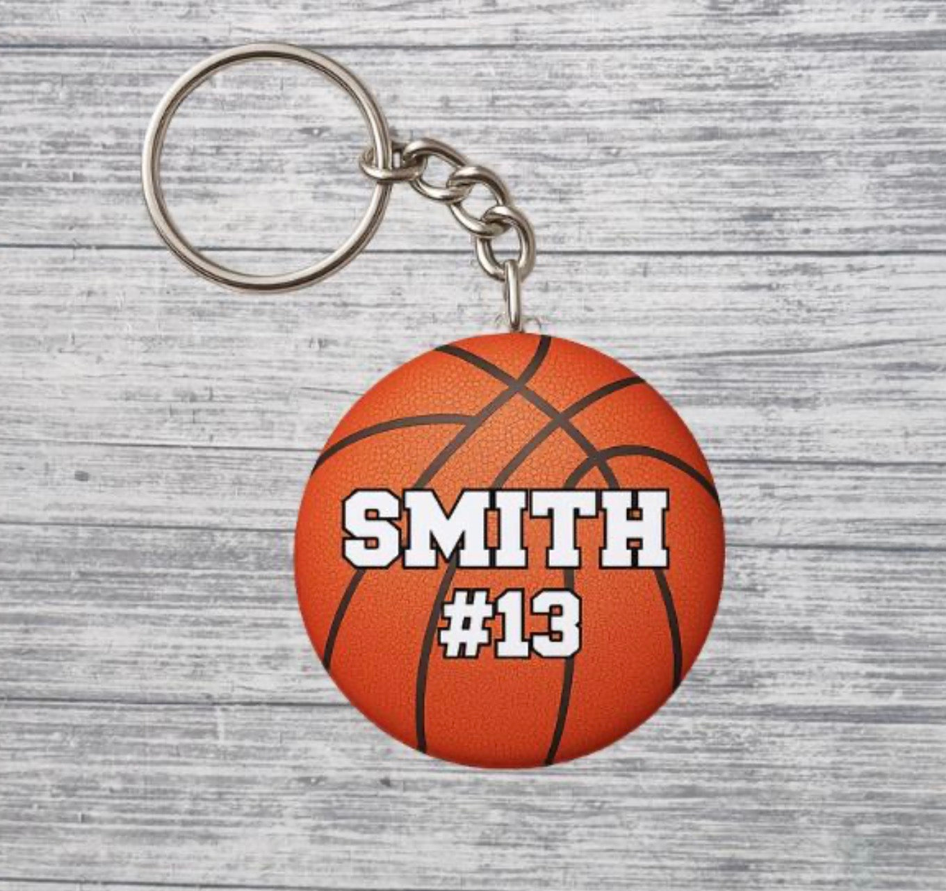 Basketball Keychain Custom Personalized
