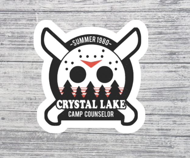 Crystal Lake Camp Counselor Sticker