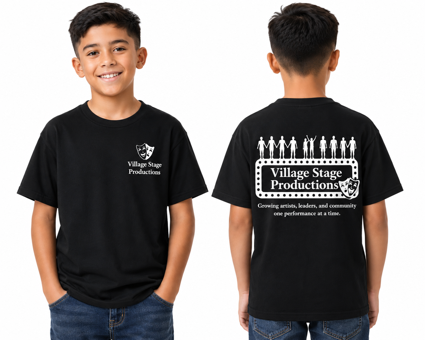 Village Stage Productions - Youth Crew T-Shirt (Cast)
