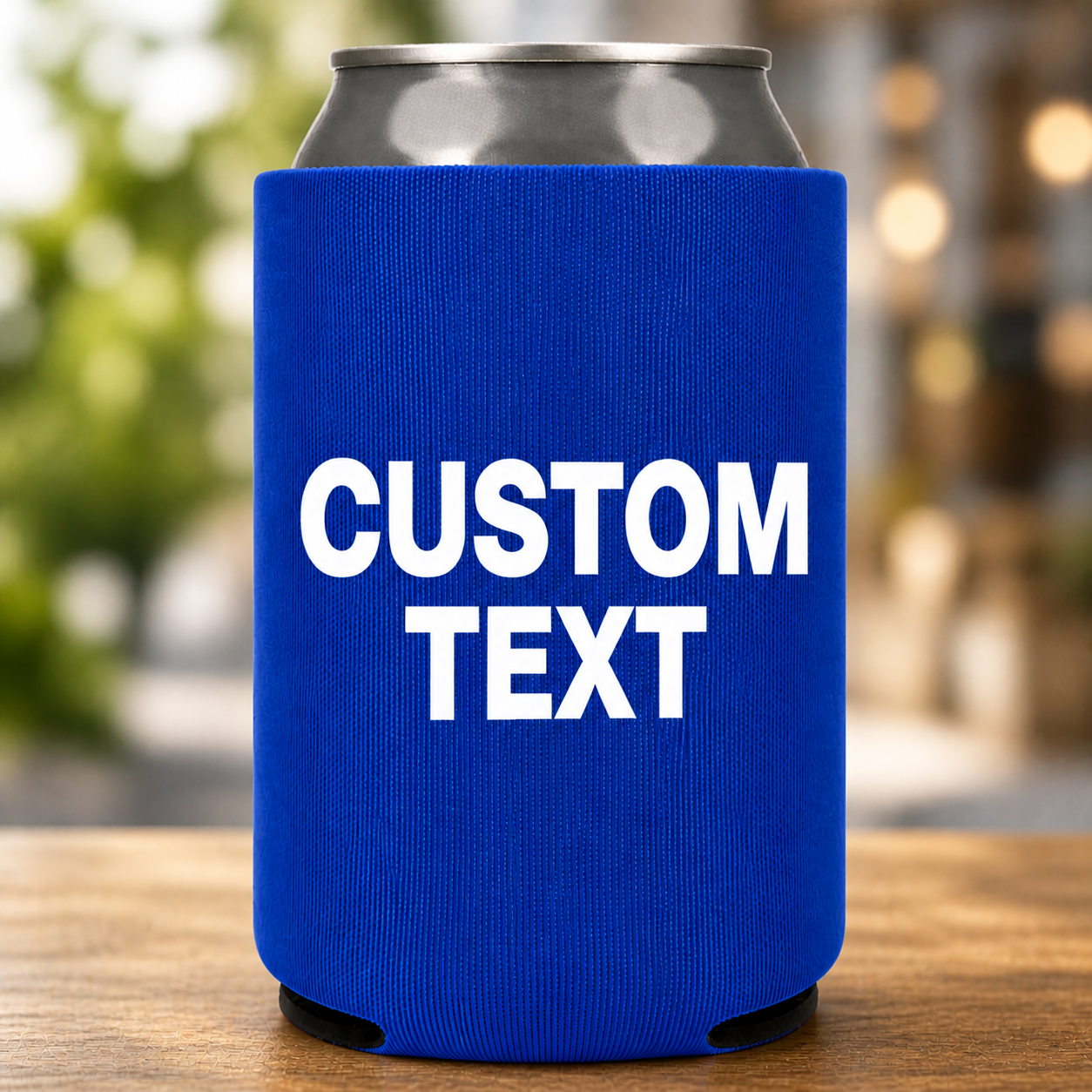 Custom Text Koozie – Personalized Neoprene Can Cooler