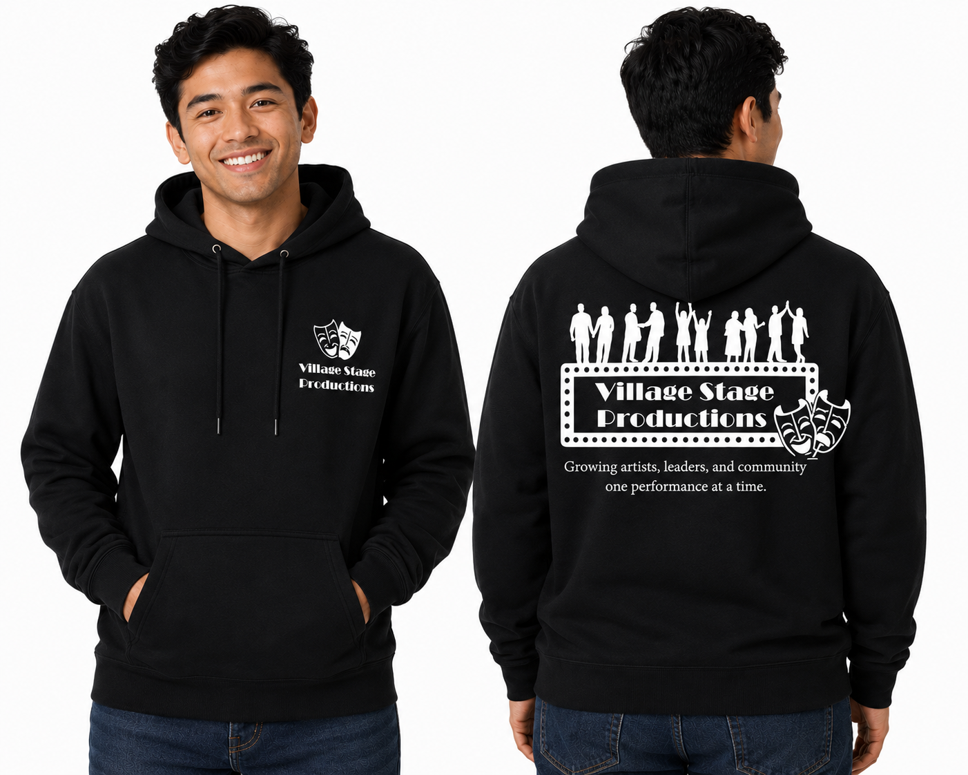 Village Stage Productions - Adult Hoodie (Cast)