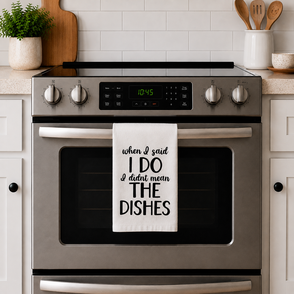I Do Dishes Kitchen Towel