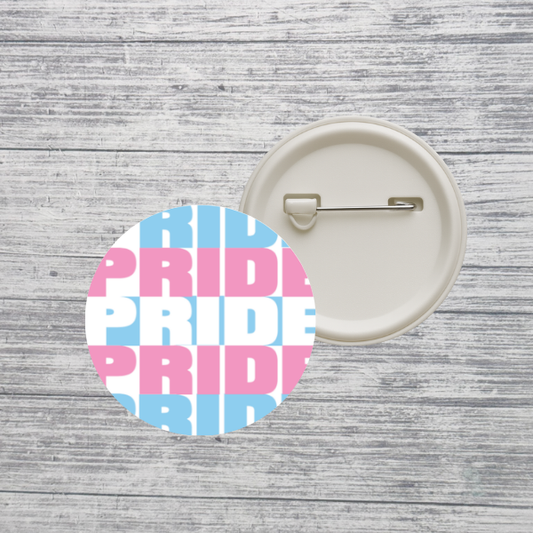Trans Pride Pin – LGBTQ+ Pride Button Pin