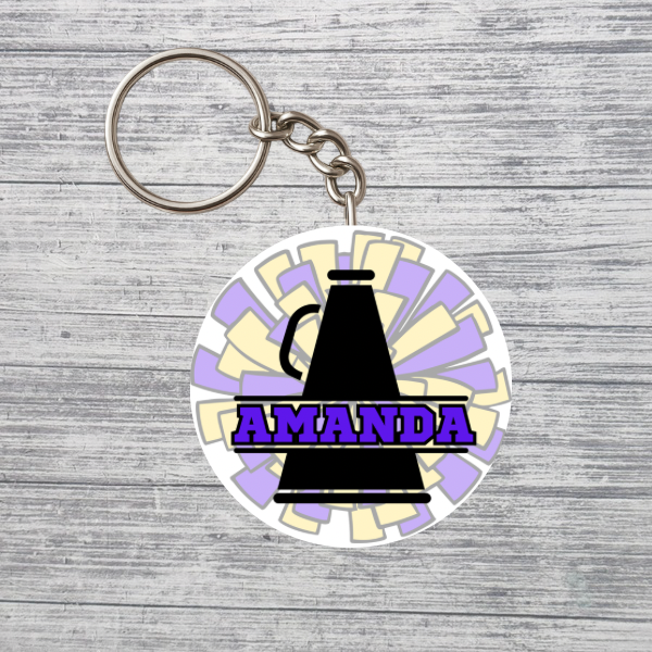 Cheer Keychain Custom Personalized