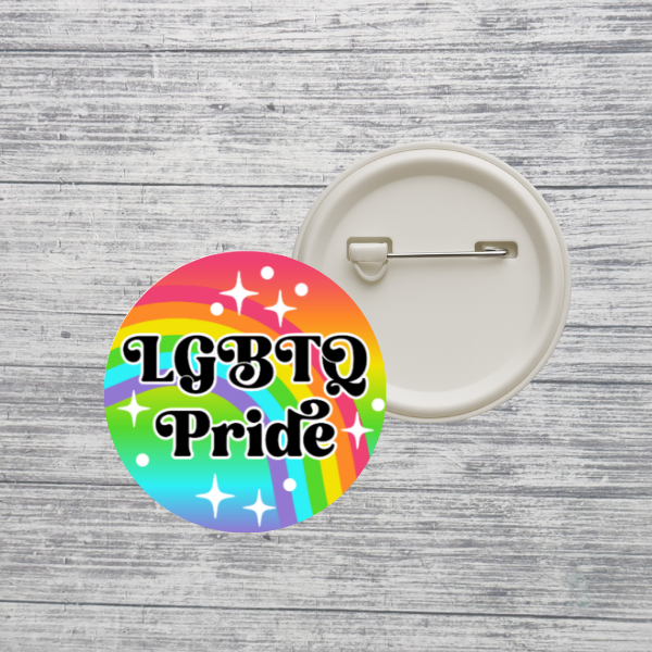 LGBTQ Pride Pin – Rainbow Pride Button Pin