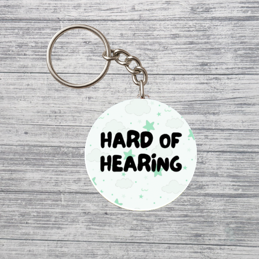 Hard of Hearing Accessibility Keychain