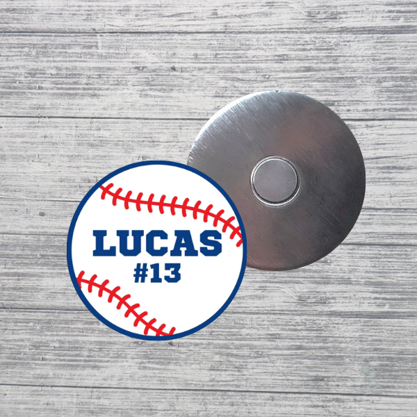 Baseball Magnet Custom Personalized