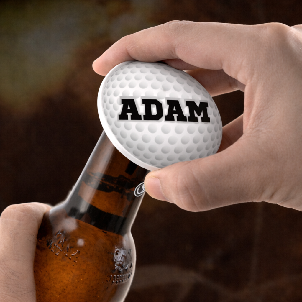 Golf Bottle Opener Magnet Custom Personalized