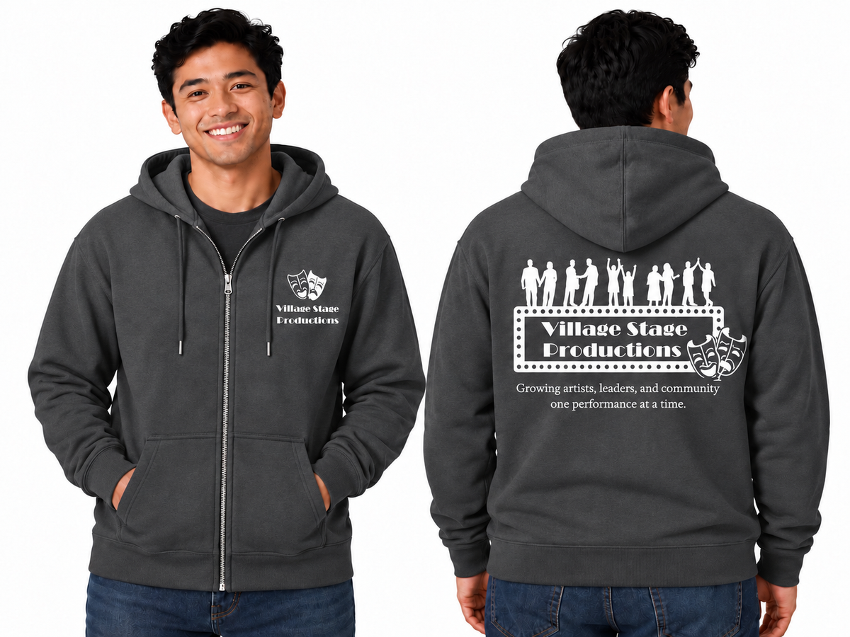 Village Stage Productions - Adult Zip-Up Hoodie