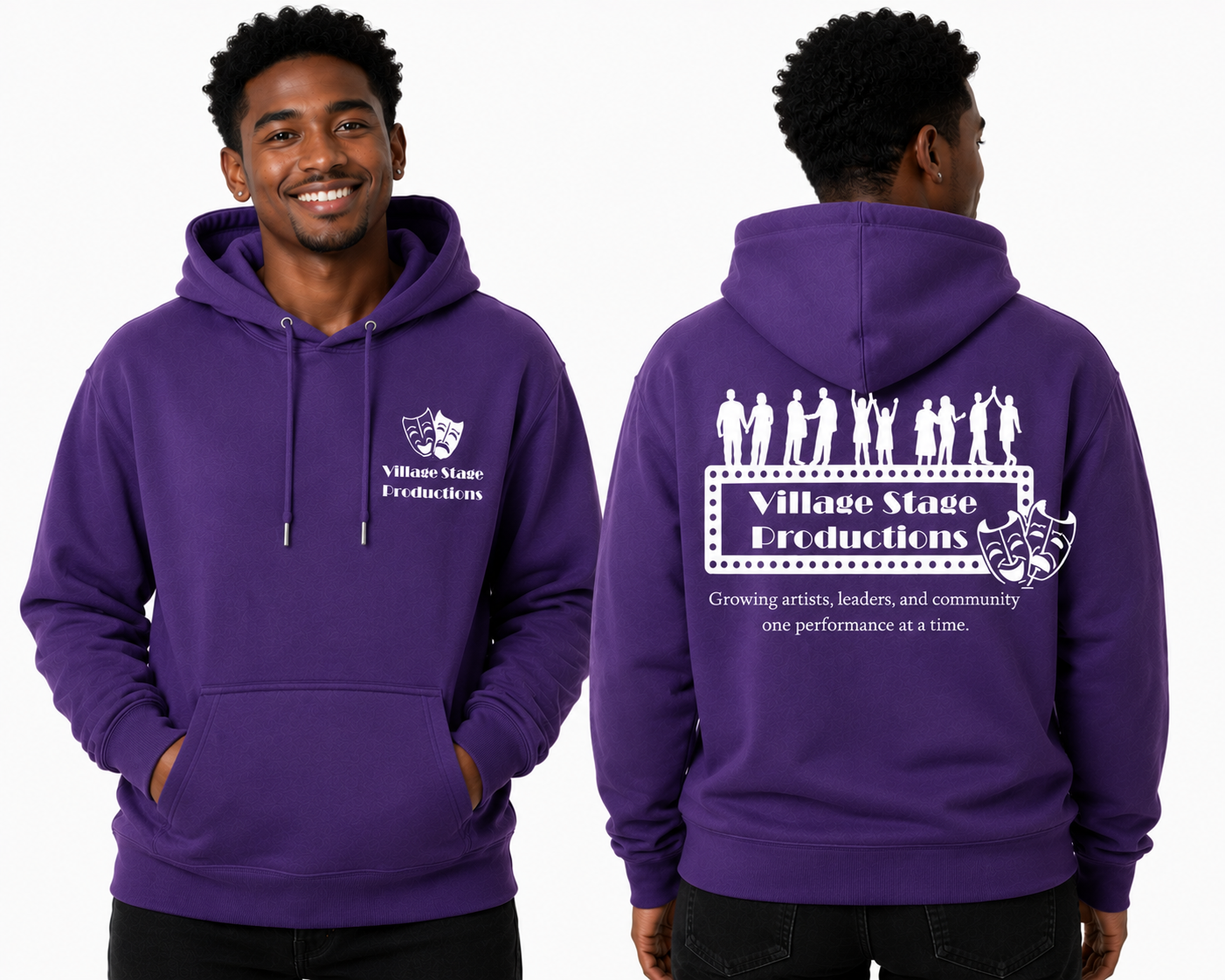 Village Stage Productions - Adult Hoodie (Cast)