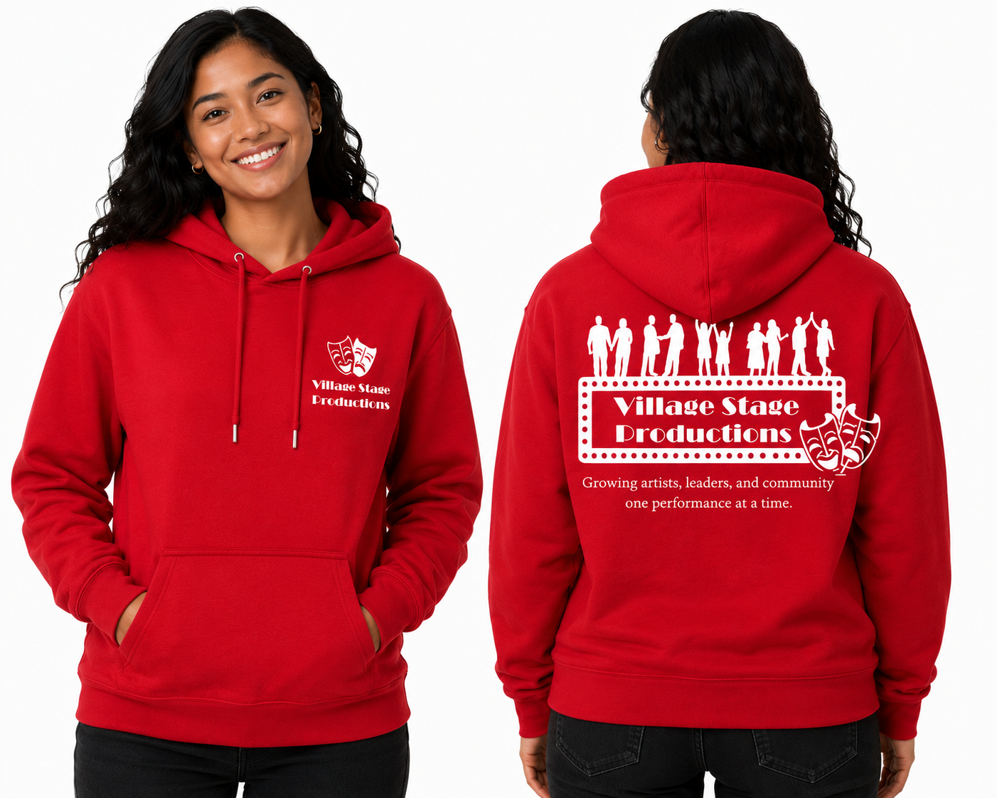 Village Stage Productions - Adult Hoodie (Cast)