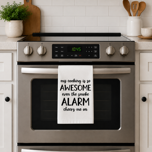 My Cooking Is So Awesome Kitchen Towel
