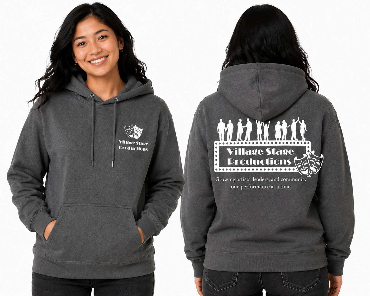 Village Stage Productions - Adult Hoodie (Cast)