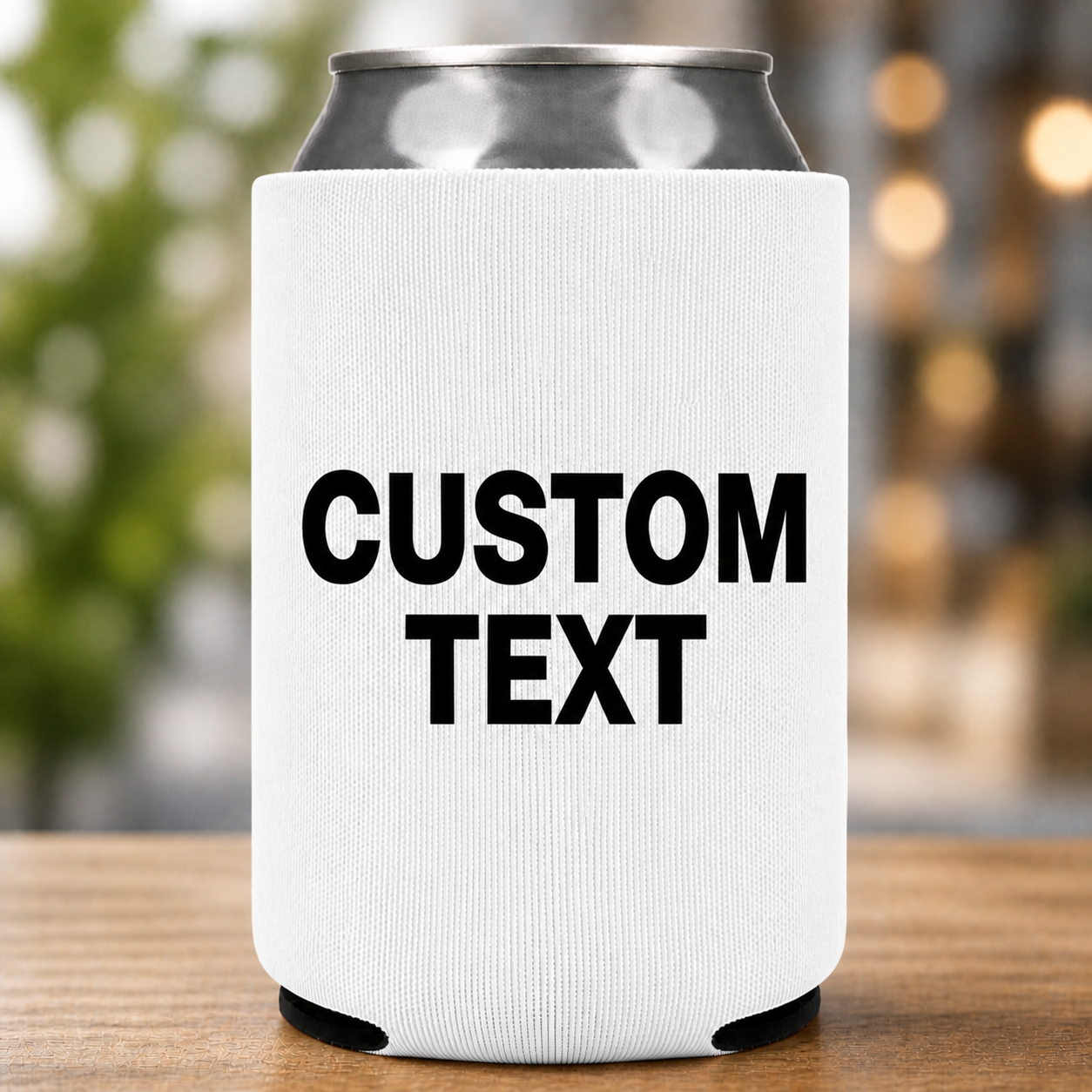 Custom Text Koozie – Personalized Neoprene Can Cooler