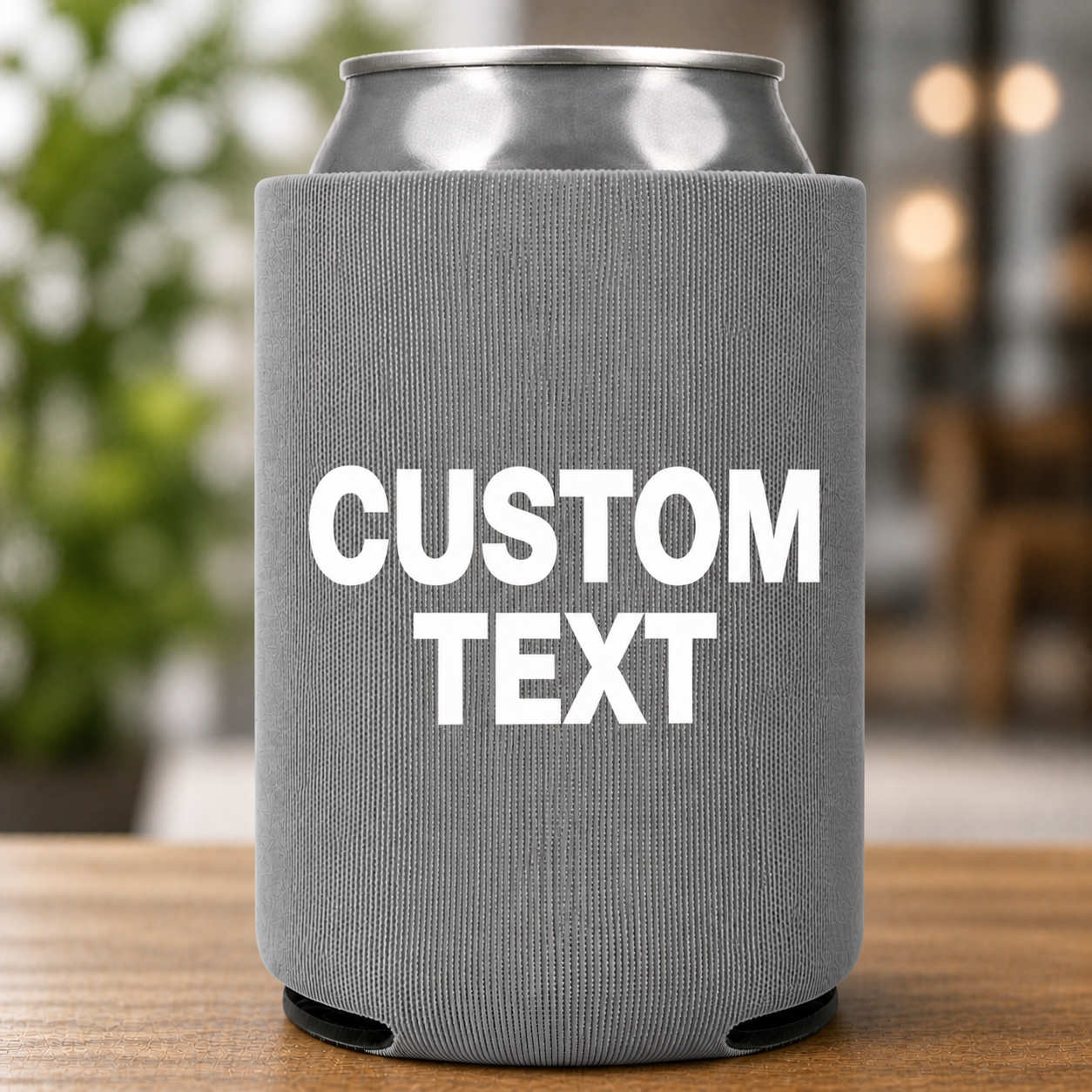 Custom Text Koozie – Personalized Neoprene Can Cooler