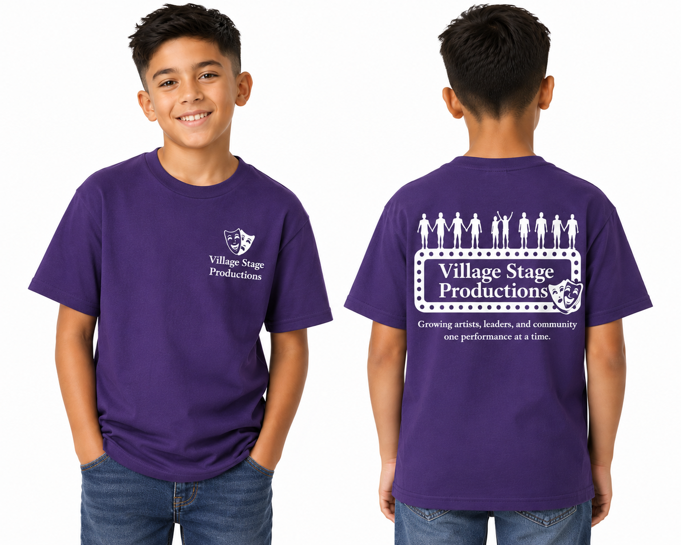Village Stage Productions - Youth Crew T-Shirt (Cast)