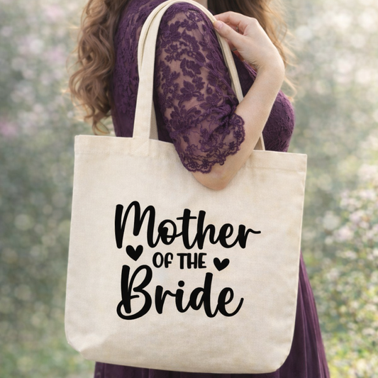 Mother of the Bride Canvas Tote Bag