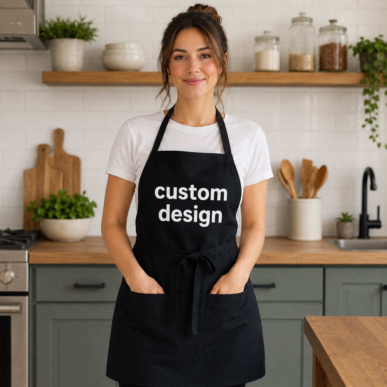 Custom Apron with Pockets | Personalized Apron