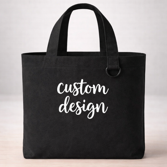 Custom Design Medium Canvas Tote