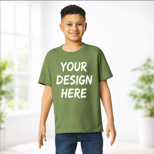 Custom Design Youth T-Shirt – Personalized Kids Tee