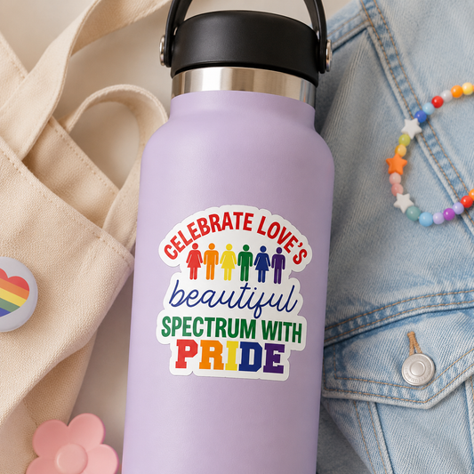 Celebrate Love’s Beautiful Spectrum Sticker
