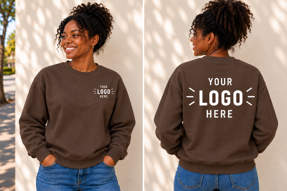 Custom Crew Neck Sweatshirt