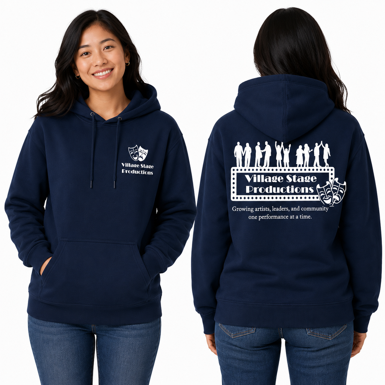 Village Stage Productions - Adult Hoodie (Cast)