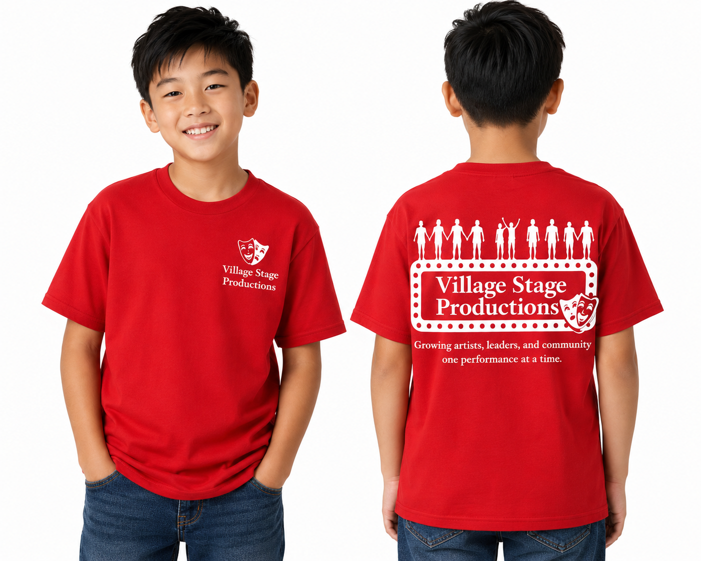 Village Stage Productions - Youth Crew T-Shirt (Cast)