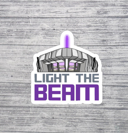 Light the Beam Sticker