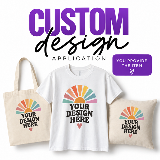 Custom Design Application – Customer-Provided Item
