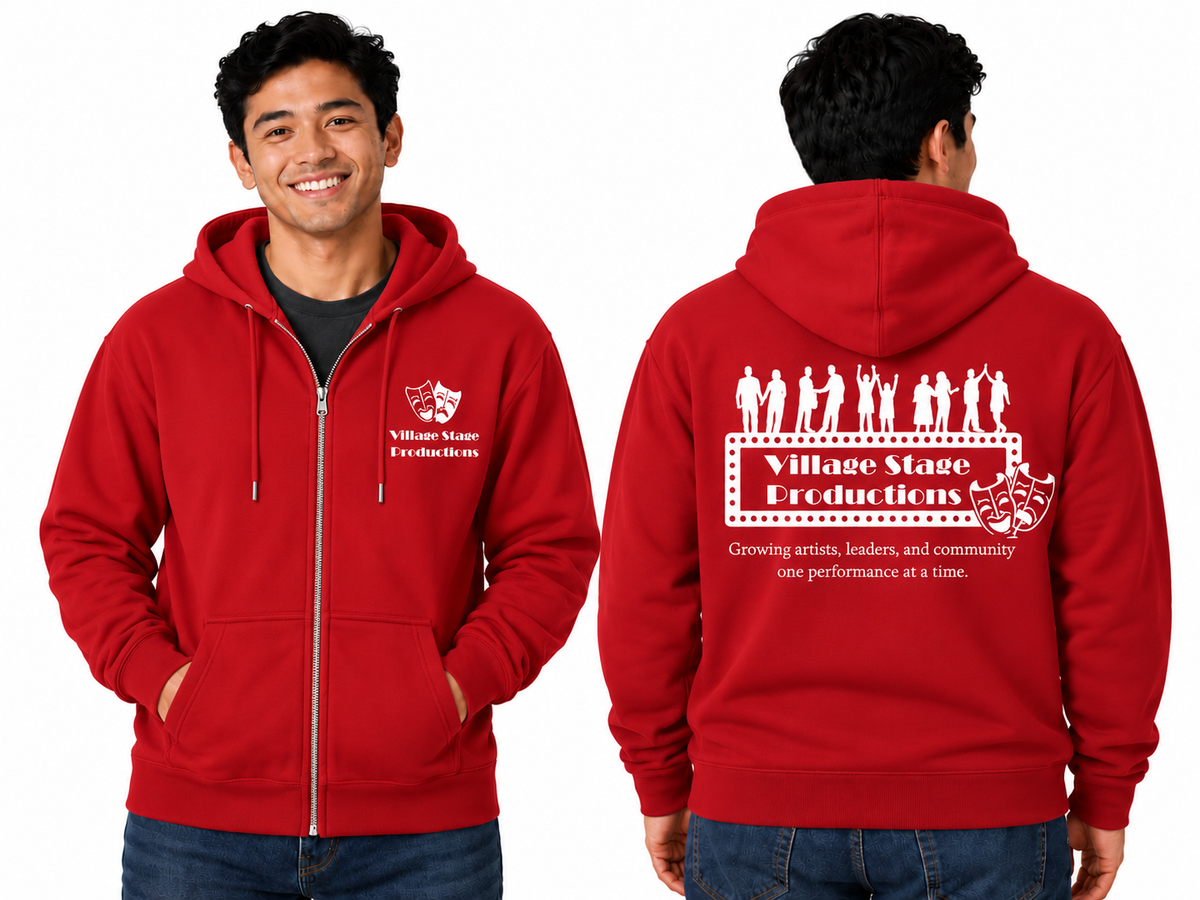 Village Stage Productions - Adult Zip-Up Hoodie