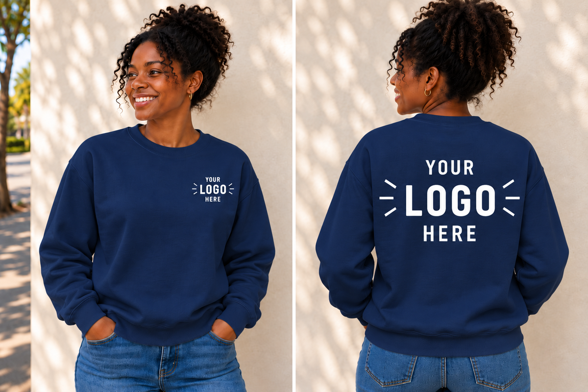 Custom Crew Neck Sweatshirt