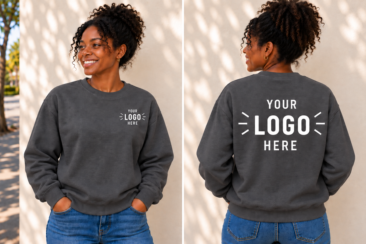 Custom Crew Neck Sweatshirt