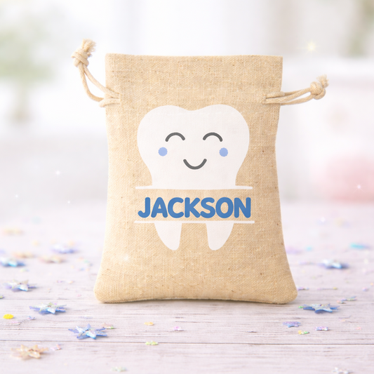 Tooth Fairy Bag Custom Personalized Canvas Tote Bag