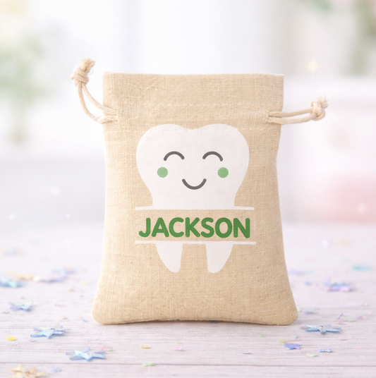 Tooth Fairy Bag Custom Personalized Canvas Tote Bag
