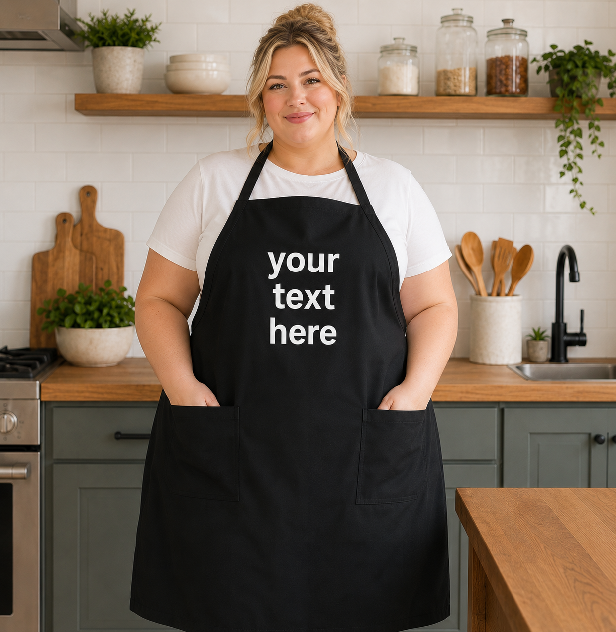 Custom Apron with Pockets | Personalized Apron