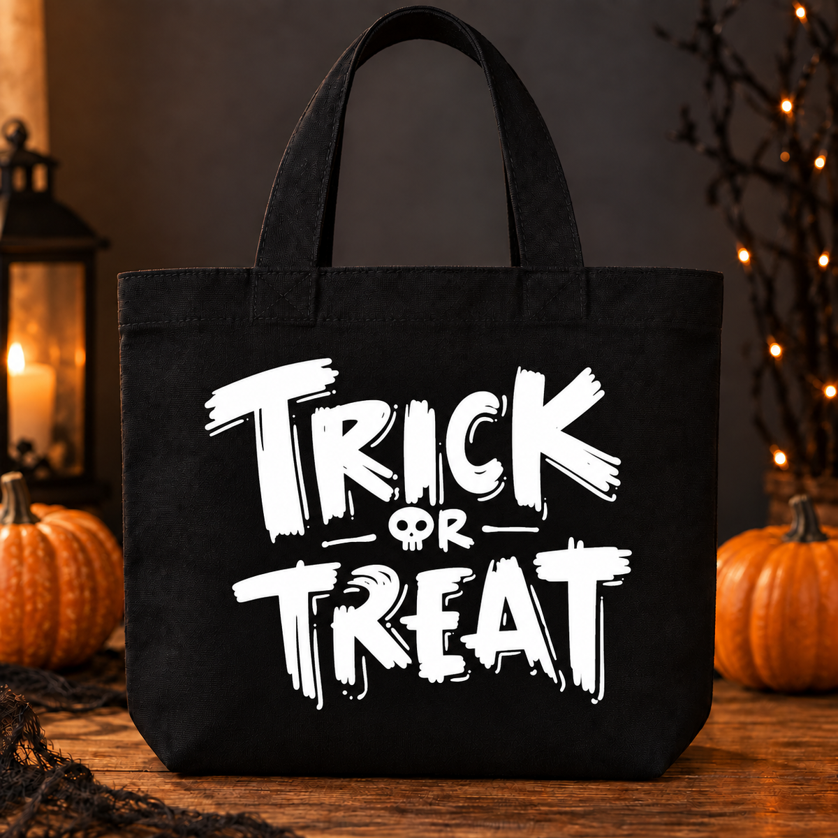 Trick Or Treat Canvas Small Tote
