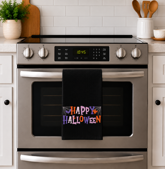 Happy Halloween Colorful Kitchen Towel