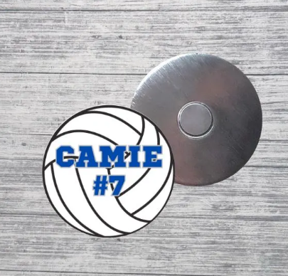 Volleyball Magnet Custom Personalized